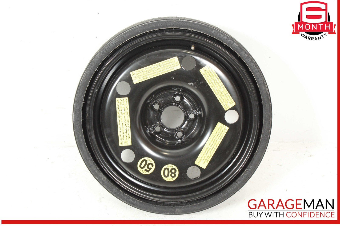 09-17 Audi SQ5 Emergency Spare Wheel Rim Tire 6 x 18 ET32 OEM