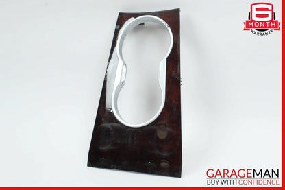 06-12 Mercedes GL450 ML450 Center Console Cup Holder Trim Panel Cover Bezel Wood