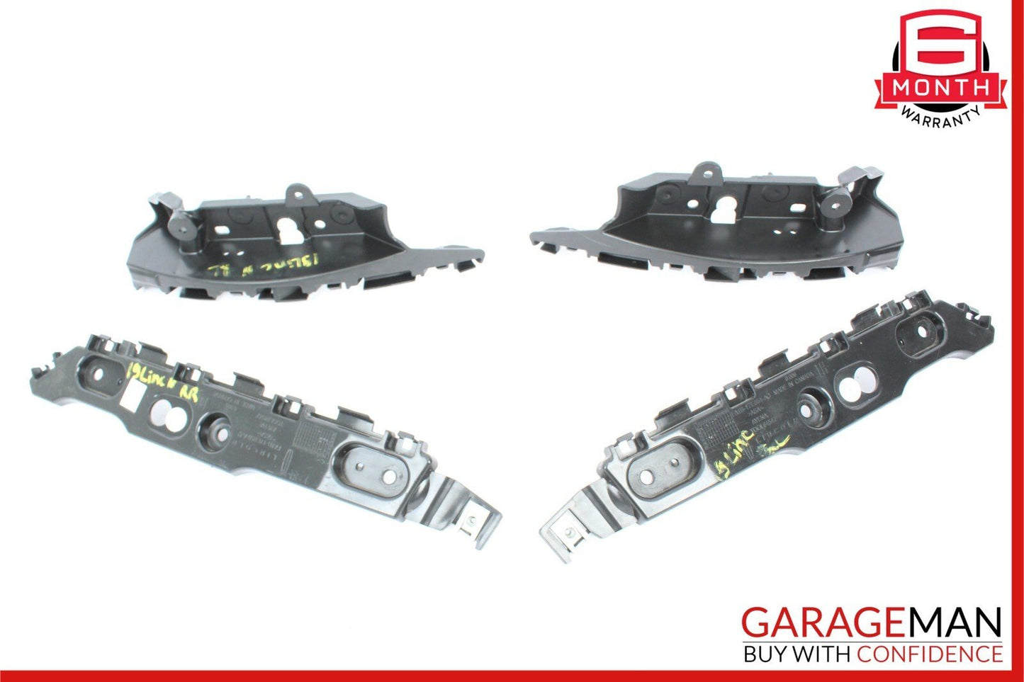 19-21 Lincoln Nautilus Rear Right & Left Side Bumper Bracket Cover Set OEM