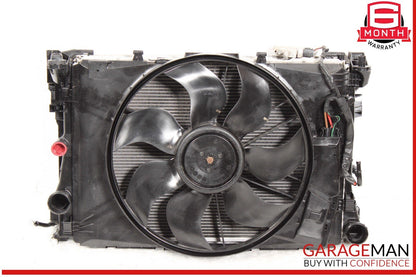 12-15 Mercedes W204 C250 Engine Motor Cooling Radiator A/C AC Condenser Assembly