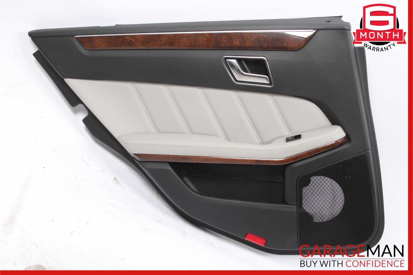 10-13 Mercedes W212 E350 E550 Rear Left Driver Side Interior Door Panel Grey