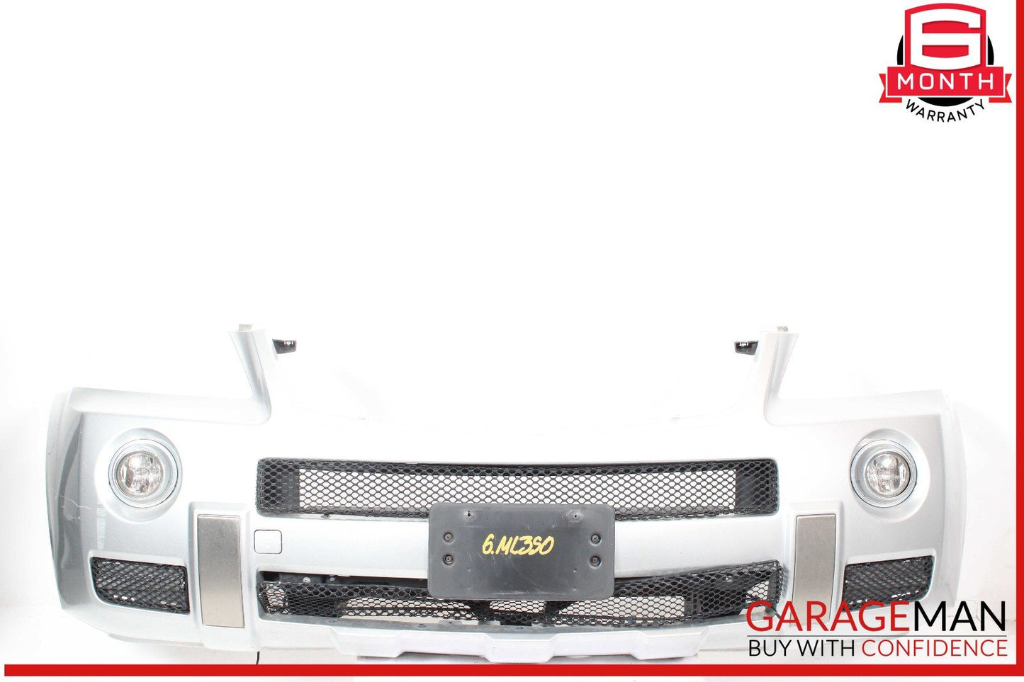 06-08 Mercedes W164 ML350 Sport Front Bumper Cover Assembly Silver OEM