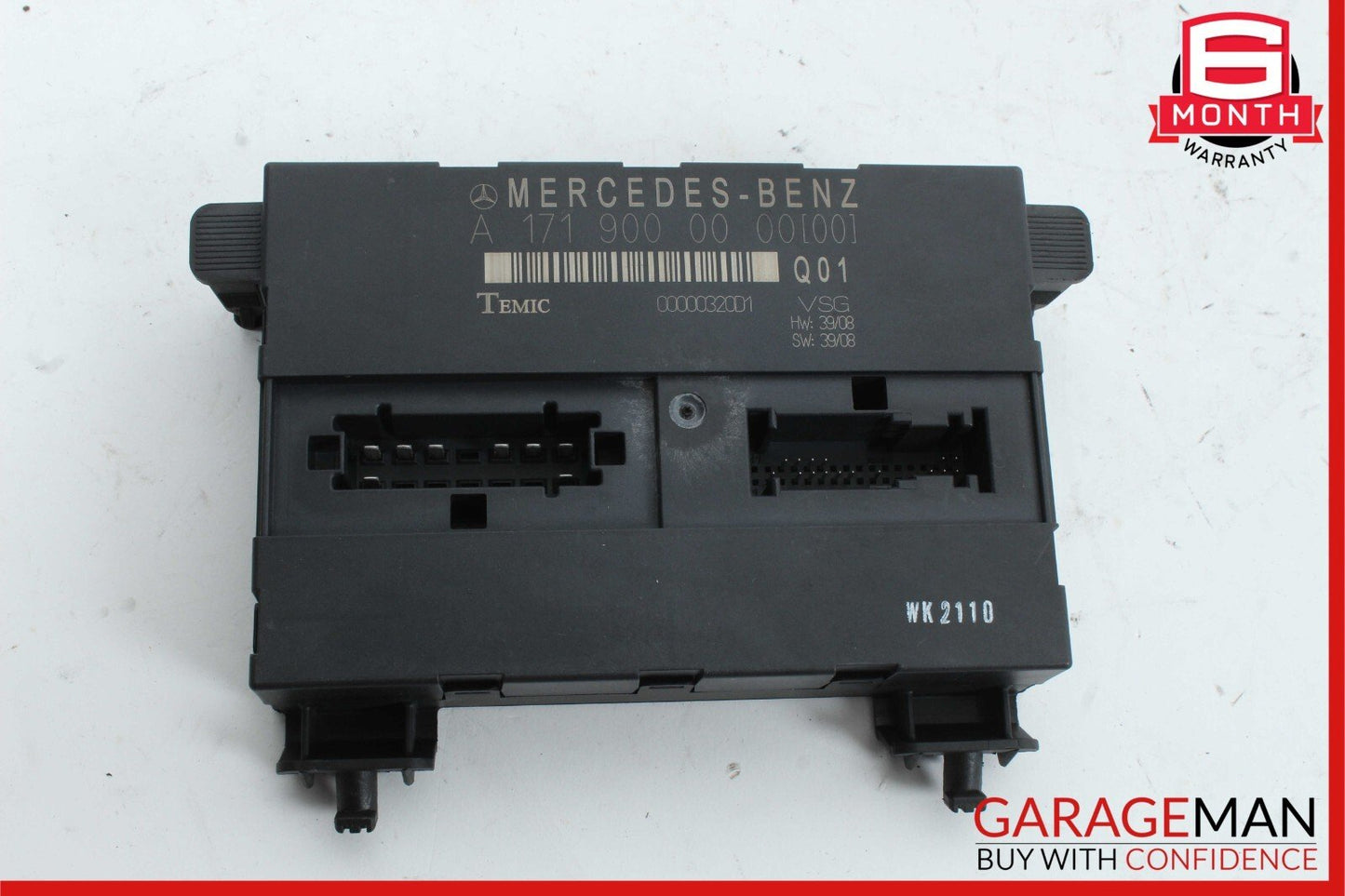 09-11 Mercedes R171 SLK300 Convertible Top Roof Control Module Unit