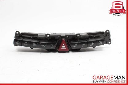 03-06 Mercedes W220 S430 S55 AMG Center Dash Switch ESP Hazard Door Lock Control