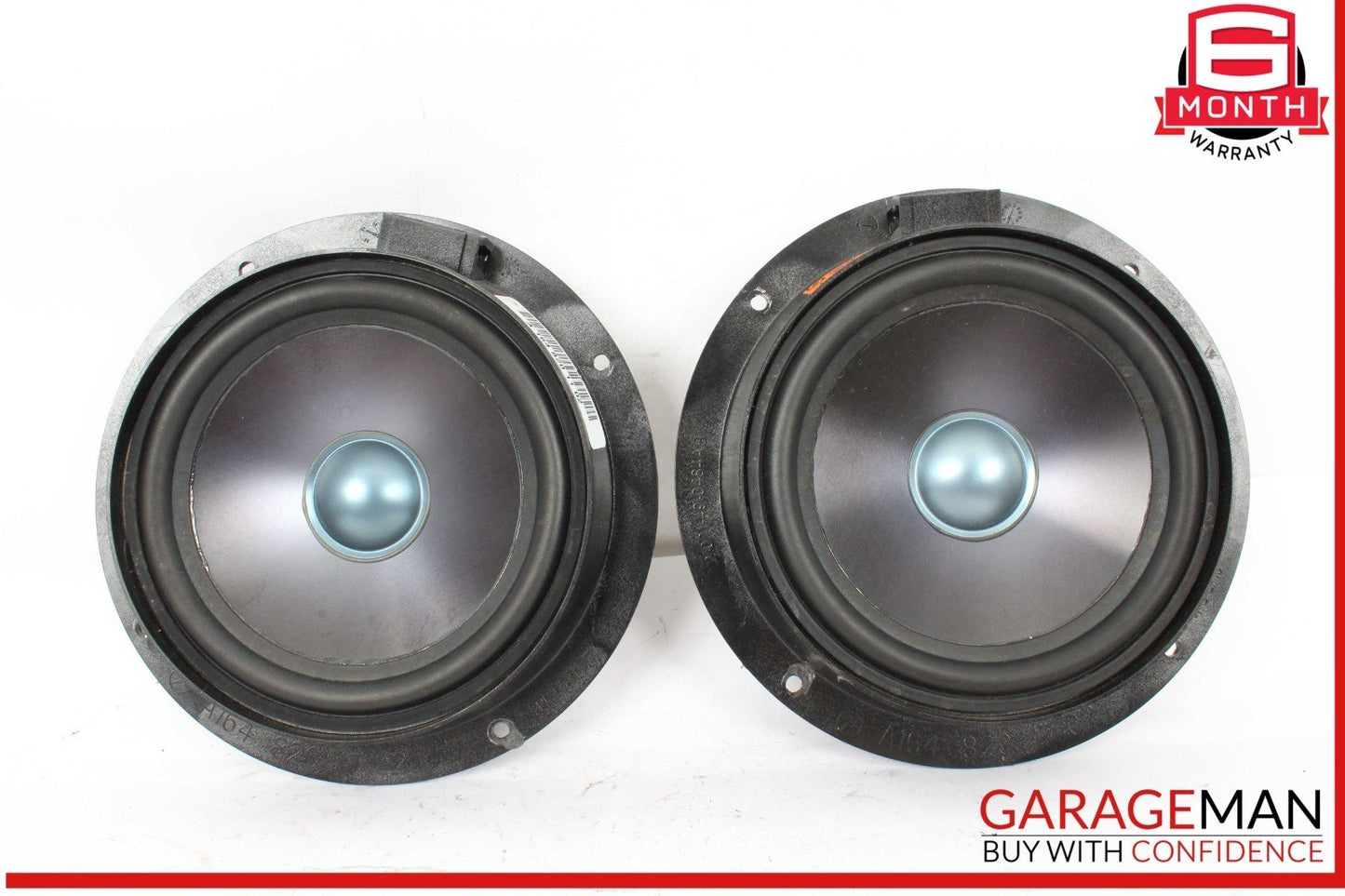 06-13 Mercedes W251 R500 R350 Rear Side Door Sound Audio Speakers Set of 2 OEM