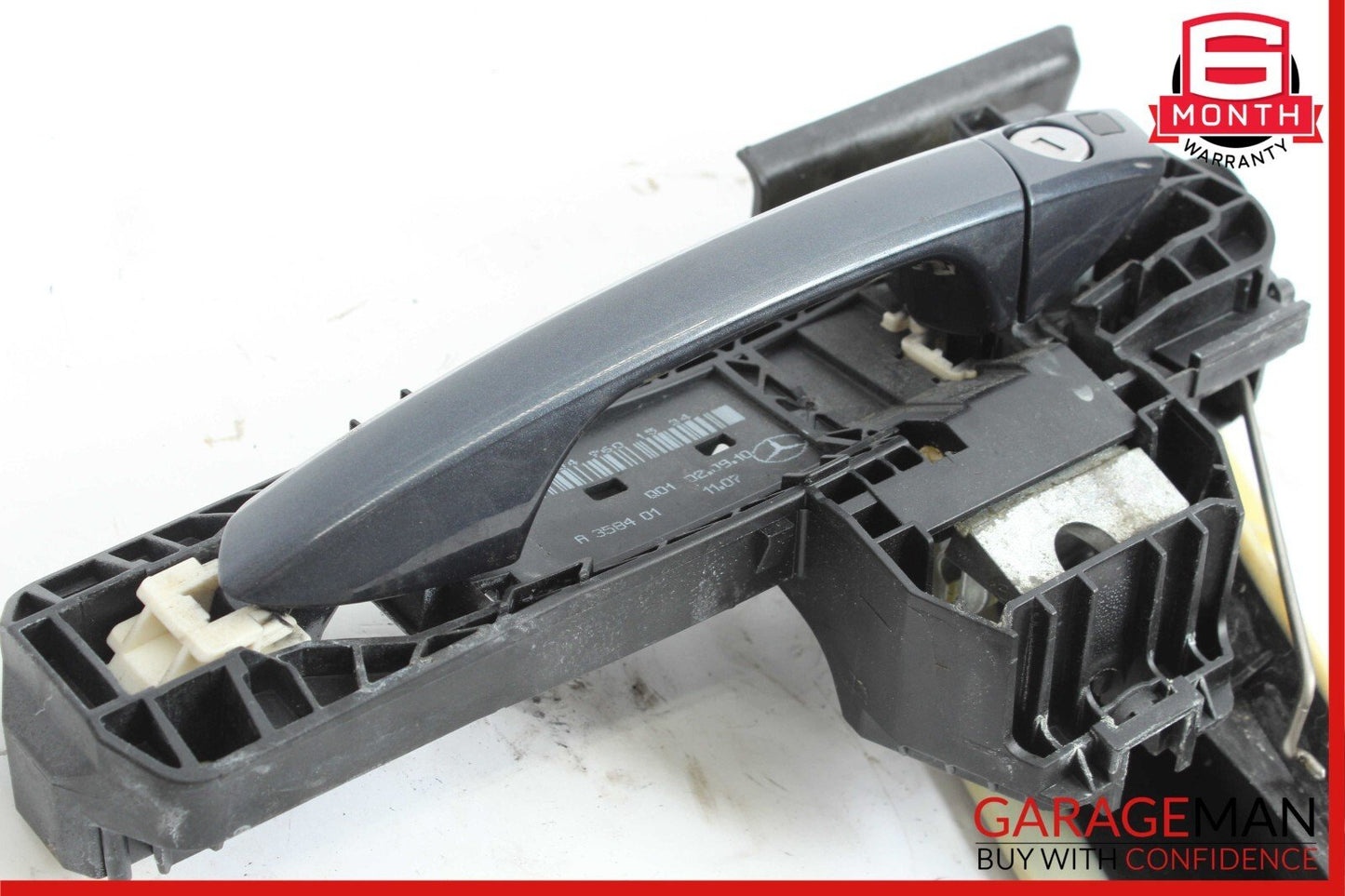 10-13 Mercedes W212 E350 Front Left Exterior Door Handle Assembly Tenorite Gray