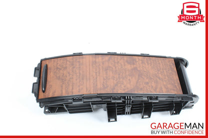 06-11 Mercedes W219 CLS550 Rear Center Console Armrest Arm Rest Wood OEM