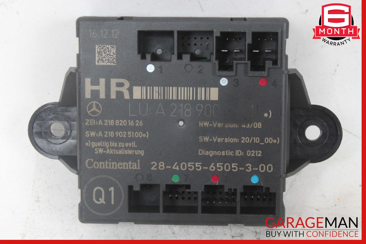 08-18 Mercedes W204 C250 E550 CLS63 Rear Right Side Door Control Module Unit OEM