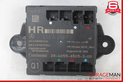 08-18 Mercedes W204 C250 E550 CLS63 Rear Right Side Door Control Module Unit OEM