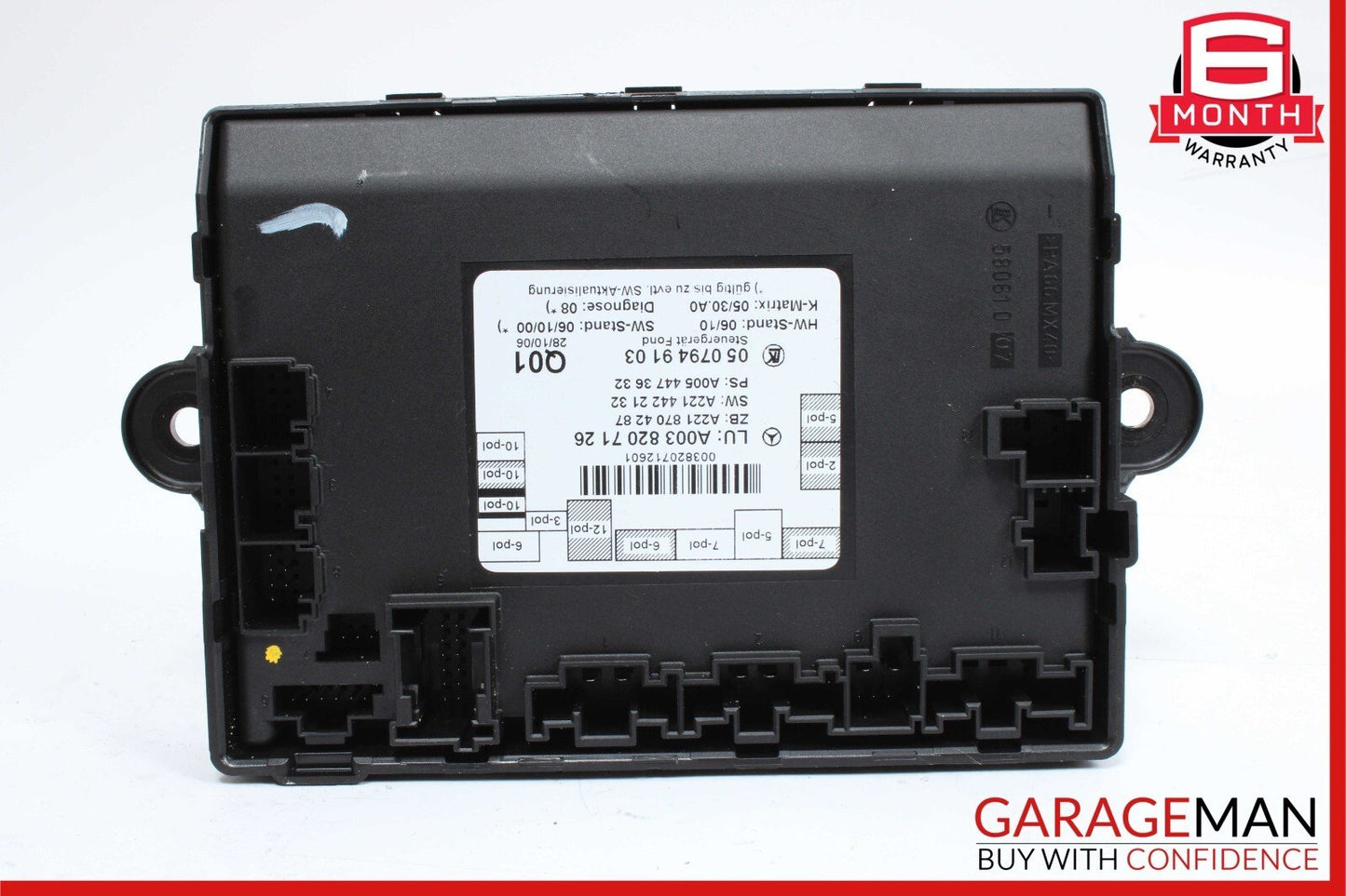 07-13 Mercedes W221 S550 S400 Rear Left / Right Side Door Controller Module Unit