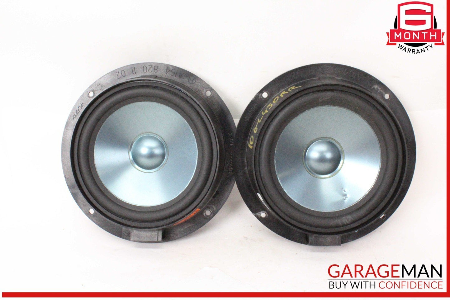 06-13 Mercedes X164 GL450 ML350 Rear Door Speakers Sound Set of 2 1648201102 OEM