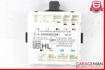 15-23 Mercedes X253 GLC300 C300 C400 Rear Left Side Door Control Module Unit OEM