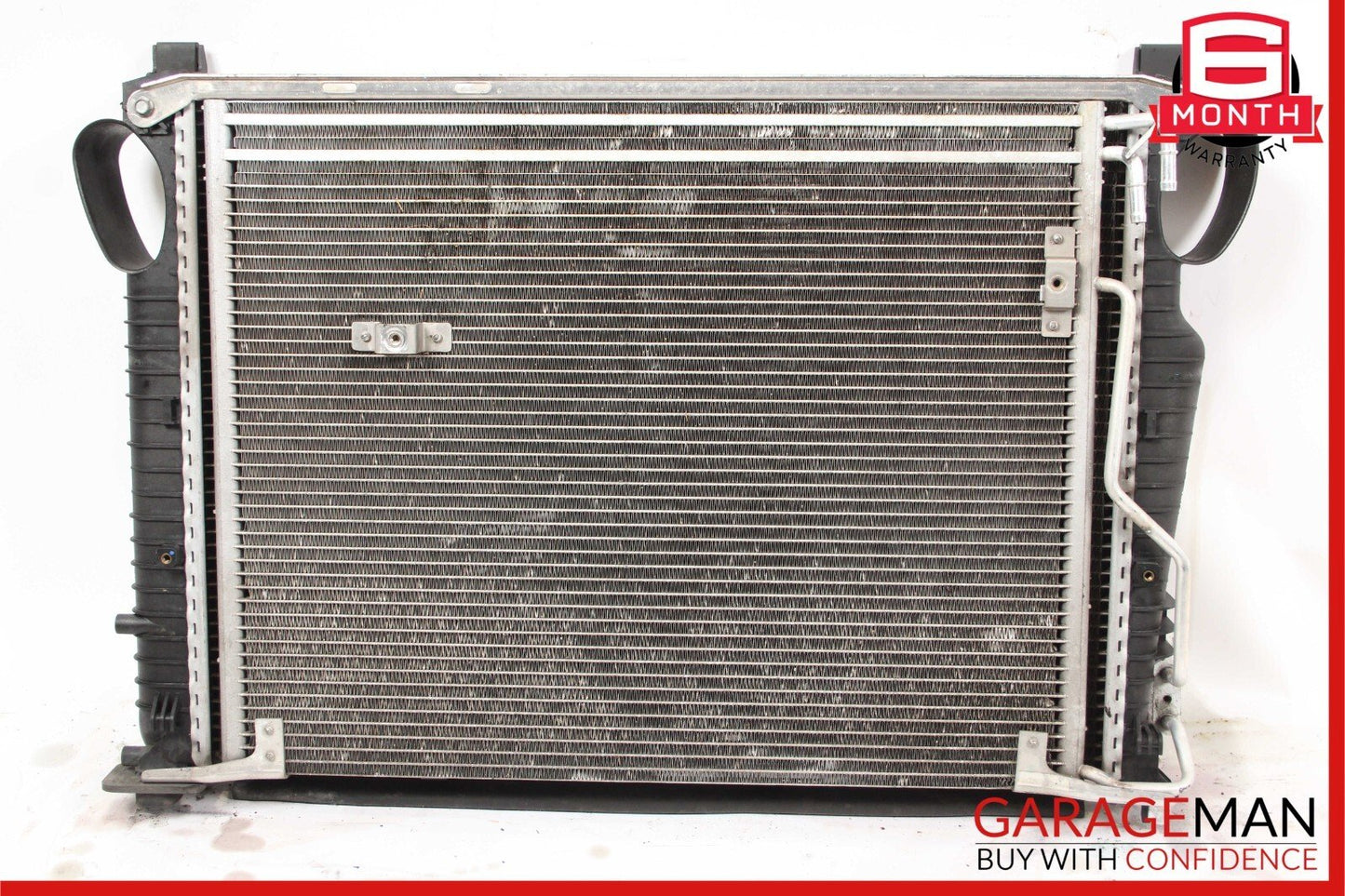 03-06 Mercedes R230 SL500 Cooling Radiator A/C Condenser Oil Cooler OEM