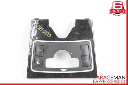 10-13 Mercedes W212 E350 E250 Center Console Switch Trim Cover Bezel Black
