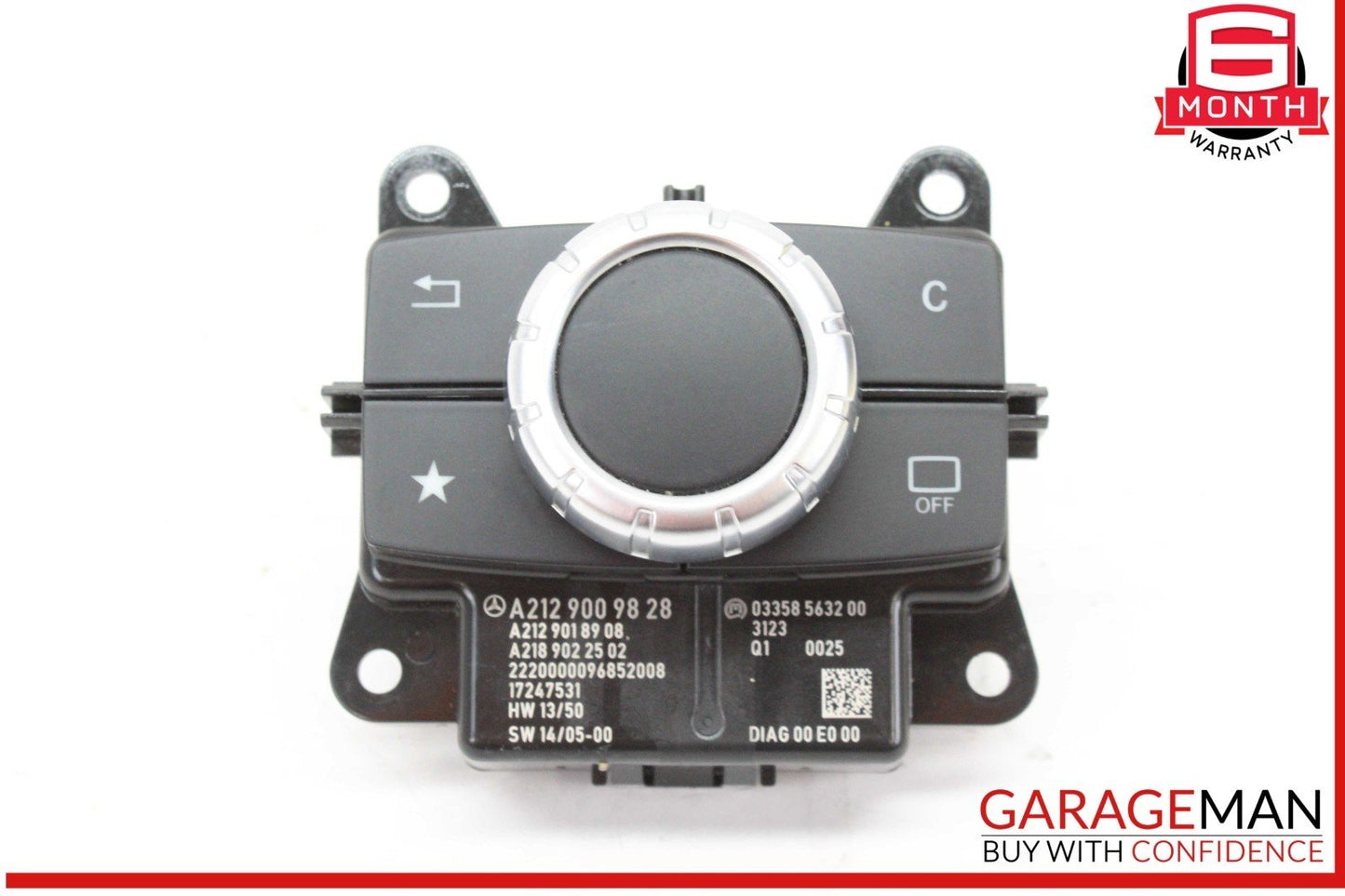 15-20 Mercedes W212 E400 SLC300 Radio Navigation Media Controller Switch OEM