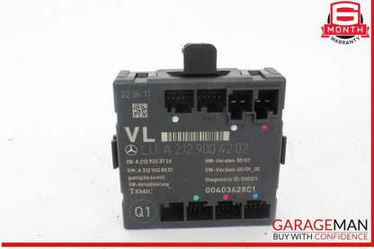 08-18 Mercedes W212 E350 E550 E400 Front Left Side Door Control Module Unit OEM