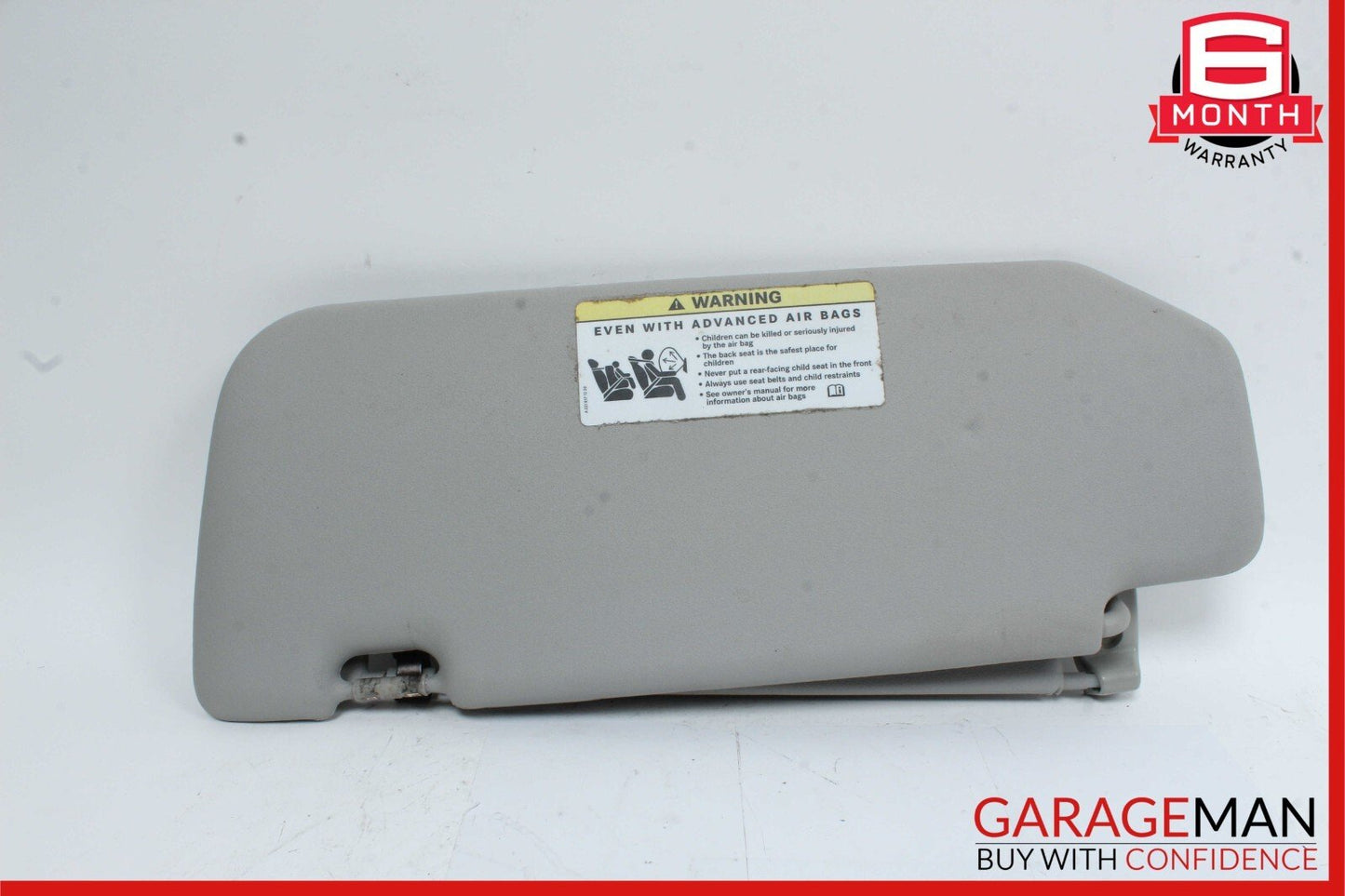 06-11 Mercedes W251 R350 Front Right Side Sunvisor Sun Visor Shade Gray OEM