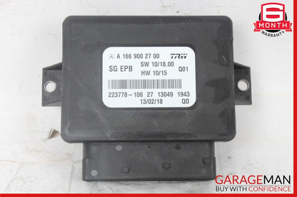 12-20 Mercedes X166 GL450 SLK250 Hand Parking Brake Control Module OEM