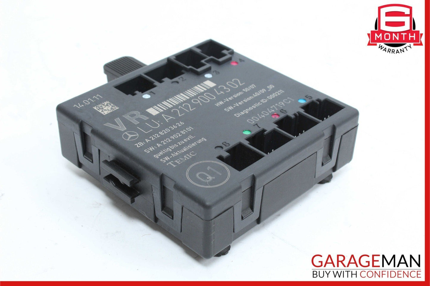 08-18 Mercedes W212 E350 C250 C300 Front Right Side Door Control Module Unit