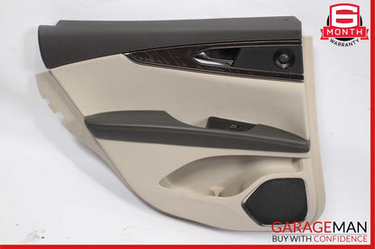 19-21 Lincoln Nautilus Rear Left Driver Side Interior Door Panel Cover Trim OEM