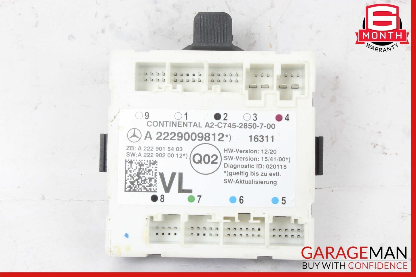 15-18 Mercedes W205 C300 C350e Front Left Side Door Control Module Unit OEM