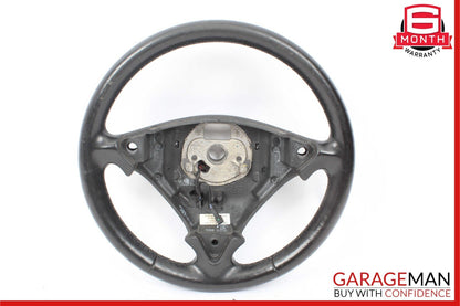 03-10 Porsche Cayenne 955 957 3 Spoke Driver Steering Wheel Leather Black