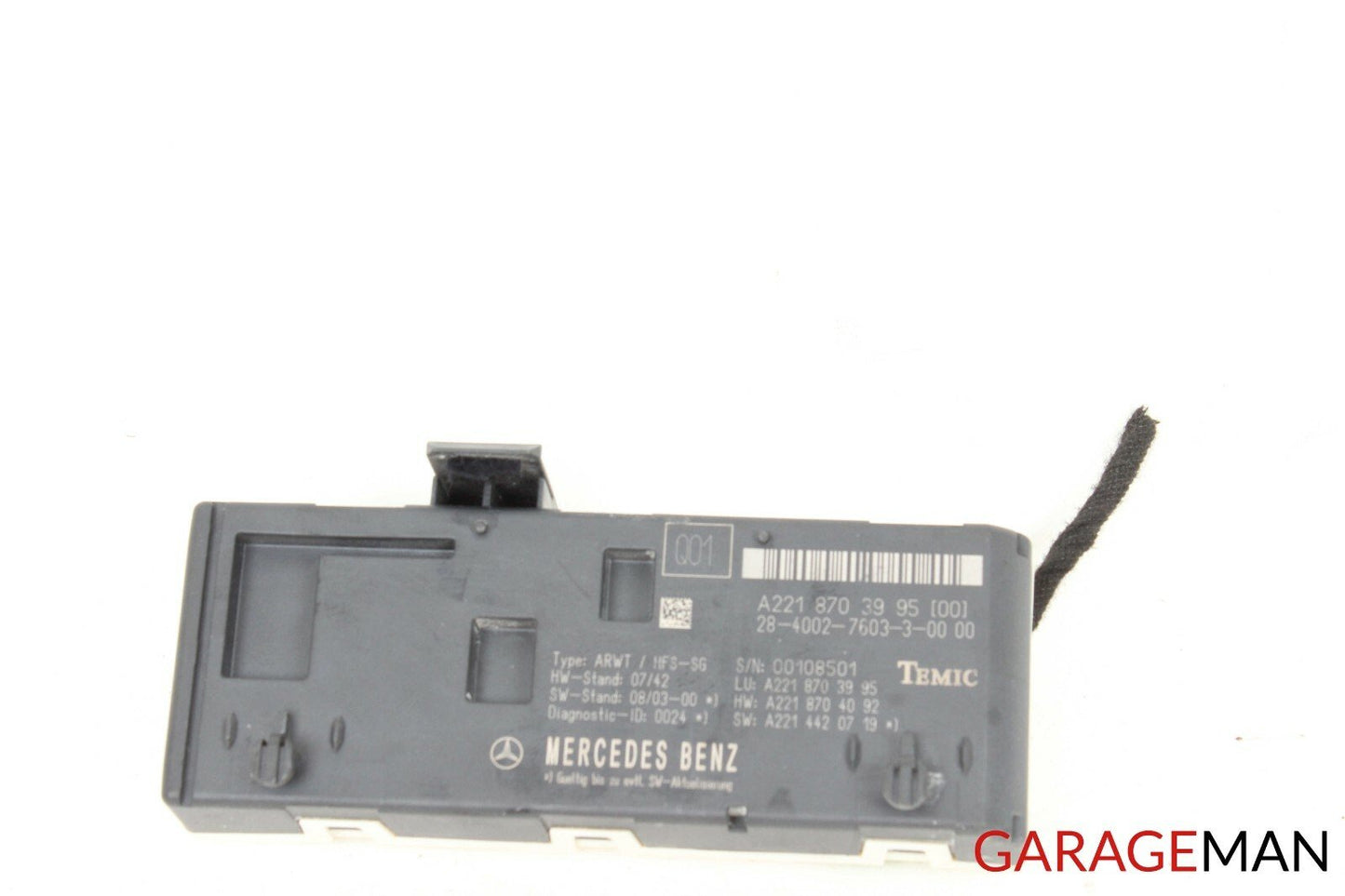 07-13 Mercedes W221 S550 CL550 Trunk Release Remote Open Close Module Unit OEM