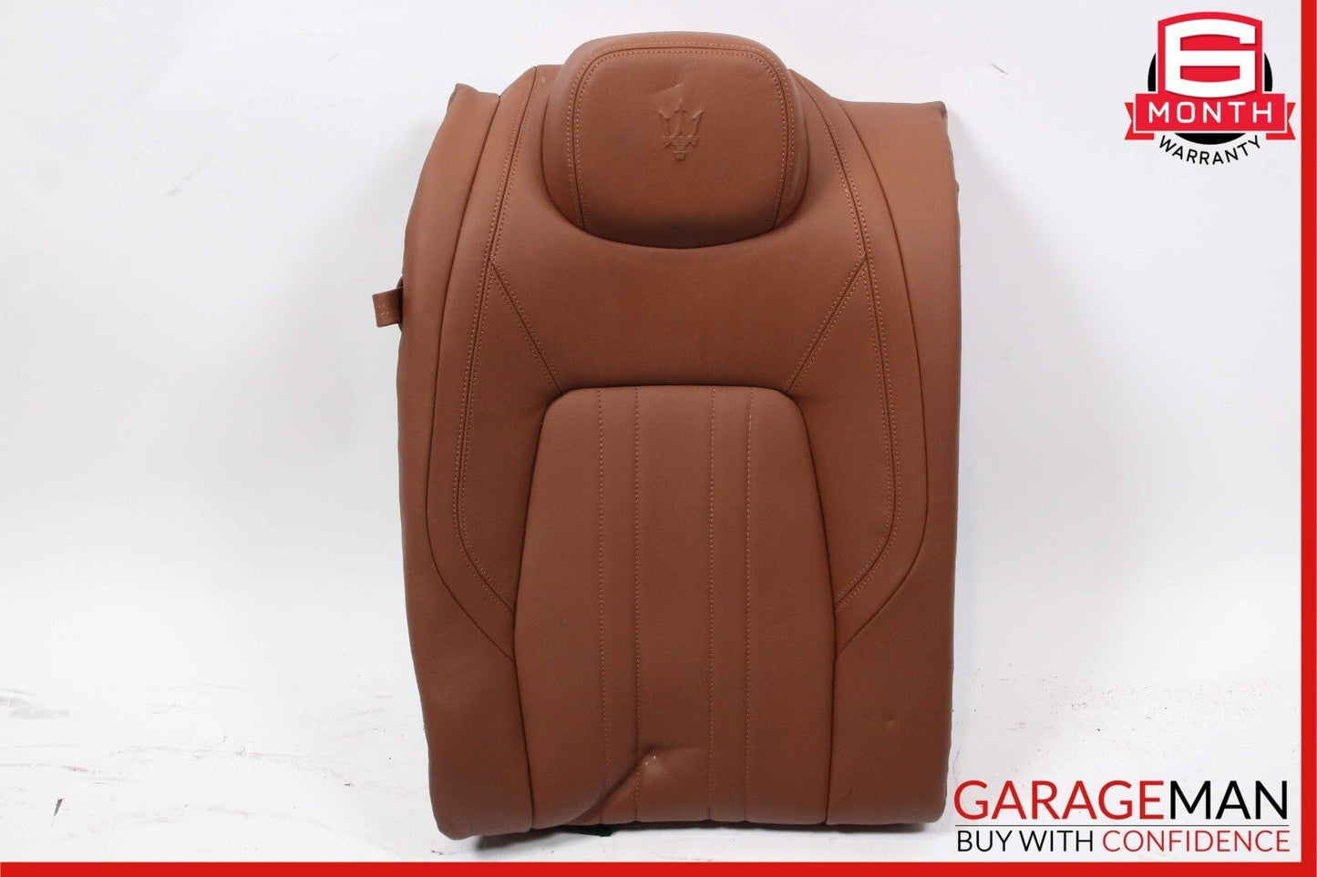 14-17 Maserati Ghibli Rear Right Side Top Upper Seat Cushion Cover Brown