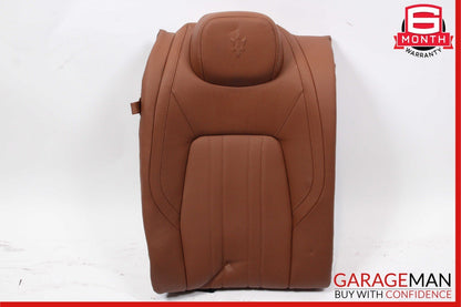 14-17 Maserati Ghibli Rear Right Side Top Upper Seat Cushion Cover Brown