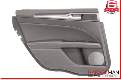 13-16 Ford Fusion Rear Left Driver Side Interior Door Panel OEM