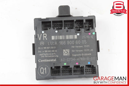 12-19 Mercedes W166 ML350 GL450 GLE350 Front Right Side Door Control Module OEM
