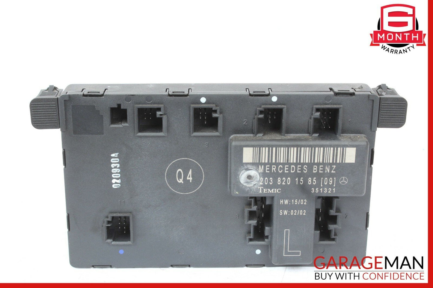 01-07 Mercedes W203 C230 C240 C320 Front Left Side Door Control Module Unit