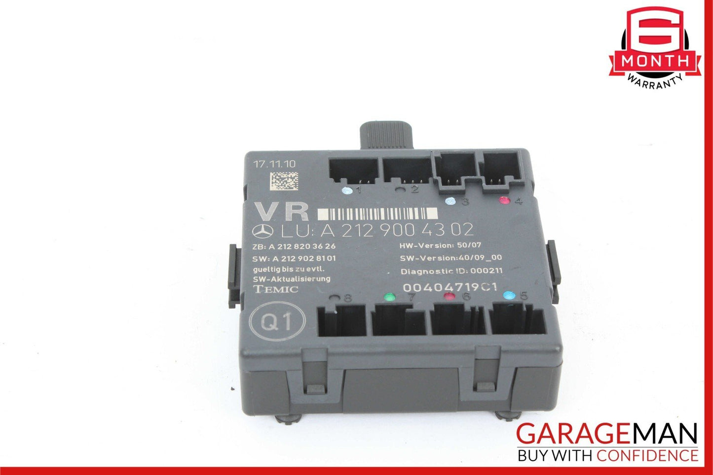 08-18 Mercedes E550 C250 E400 Front Right Side Door Control Module Unit