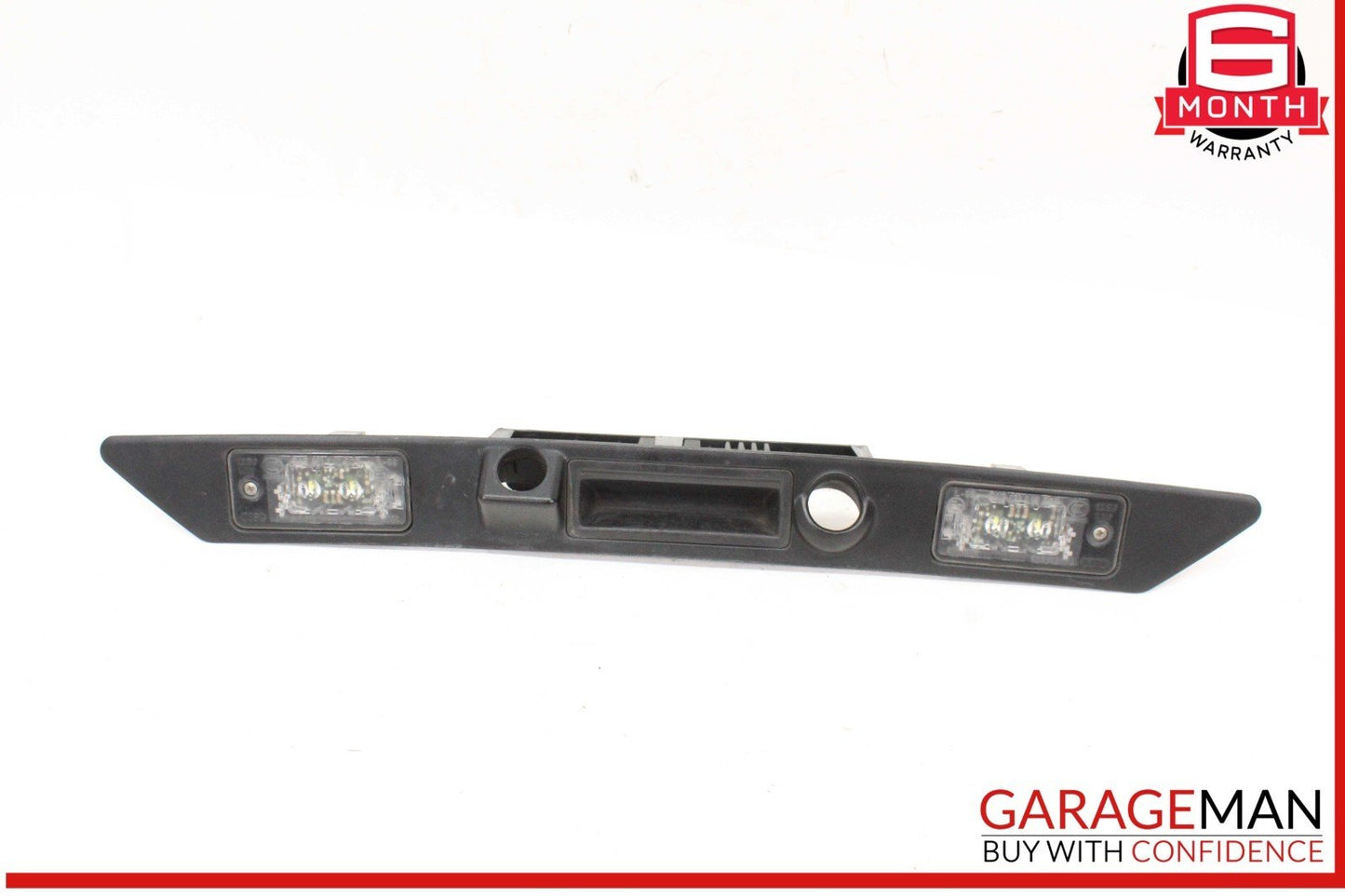 11-18 Audi A8 S8 Rear Trunk License Plate Lights Handle Assembly 4H0827574B OEM