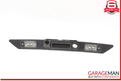 11-18 Audi A8 S8 Rear Trunk License Plate Lights Handle Assembly 4H0827574B OEM