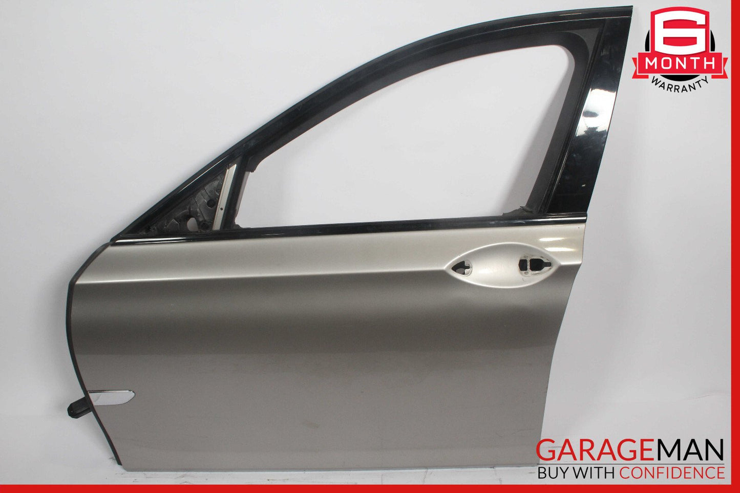 09-15 BMW 750i 750Li Front Left Exterior Door Shell Panel Silver OEM