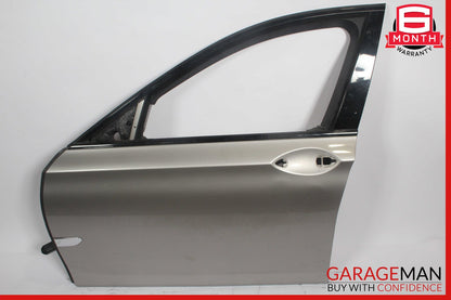 09-15 BMW 750i 750Li Front Left Exterior Door Shell Panel Silver OEM