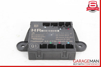 08-18 Mercedes W212 E350 C350 CLS550 Rear Right Side Door Controller Module OEM