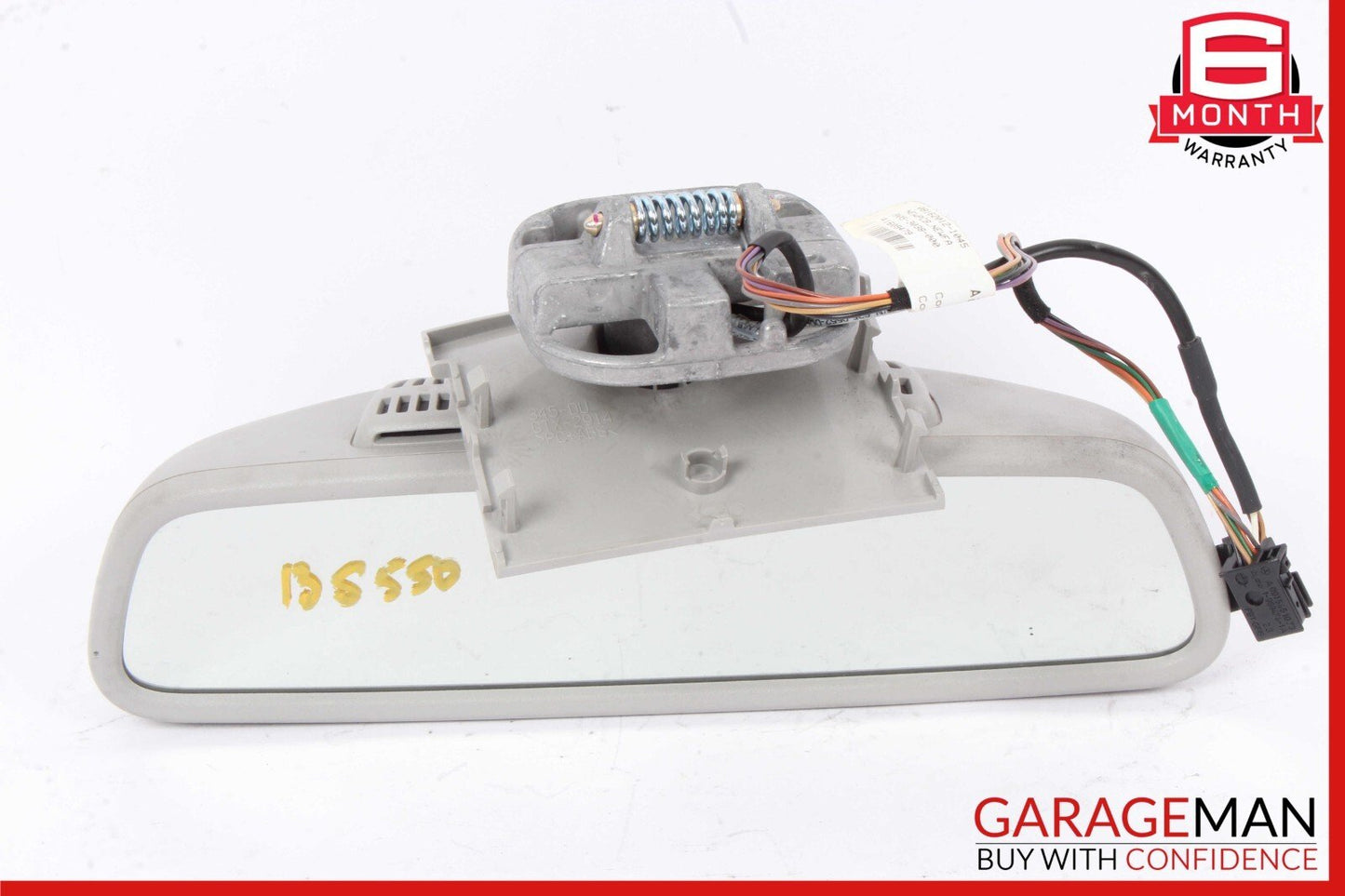 10-14 Mercedes W216 CL550 S500 S600 Front Upper Interior Rear View Mirror Gray