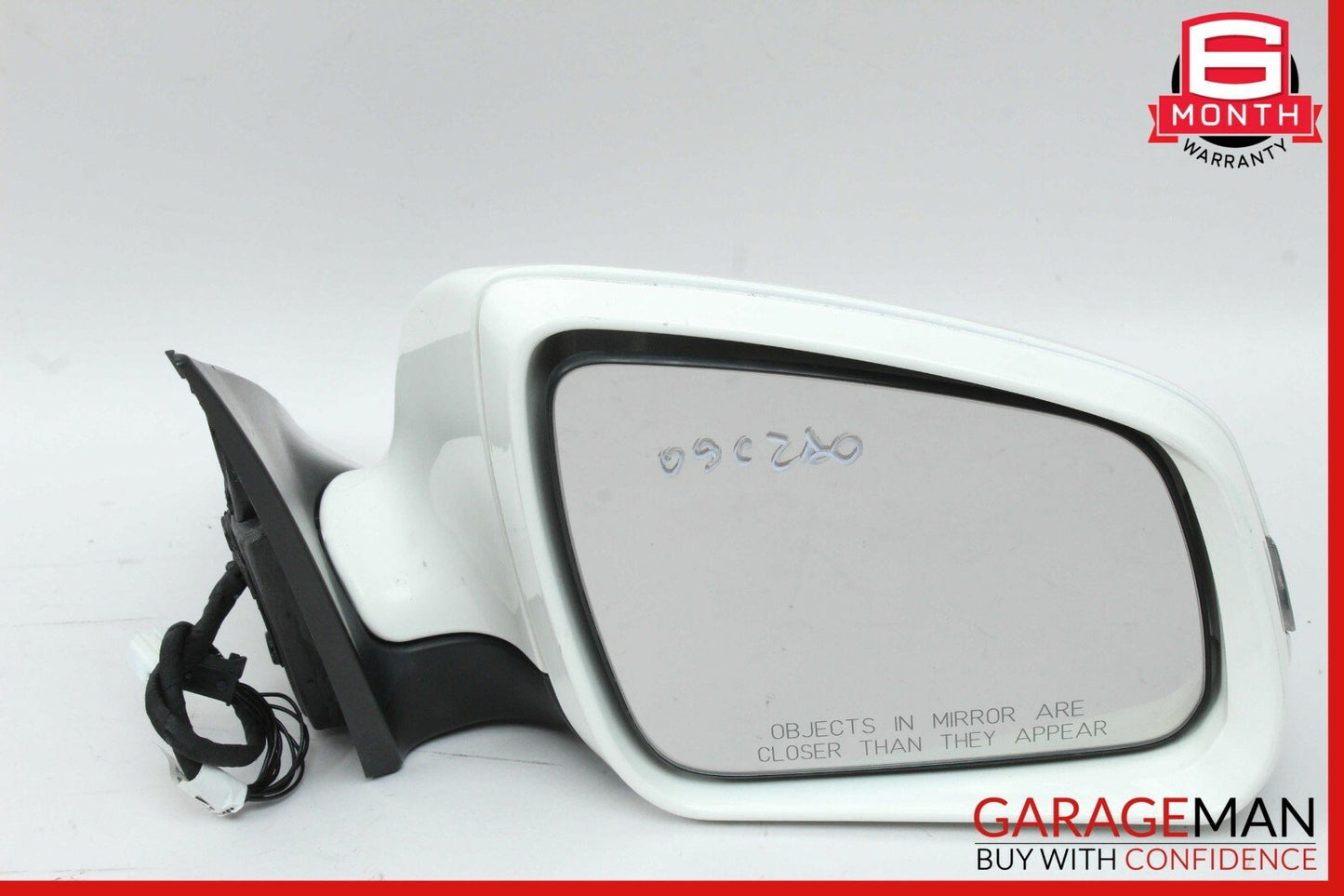 10-11 Mercedes W204 C280 C300 Front Right Side Mirror Door Rear View White