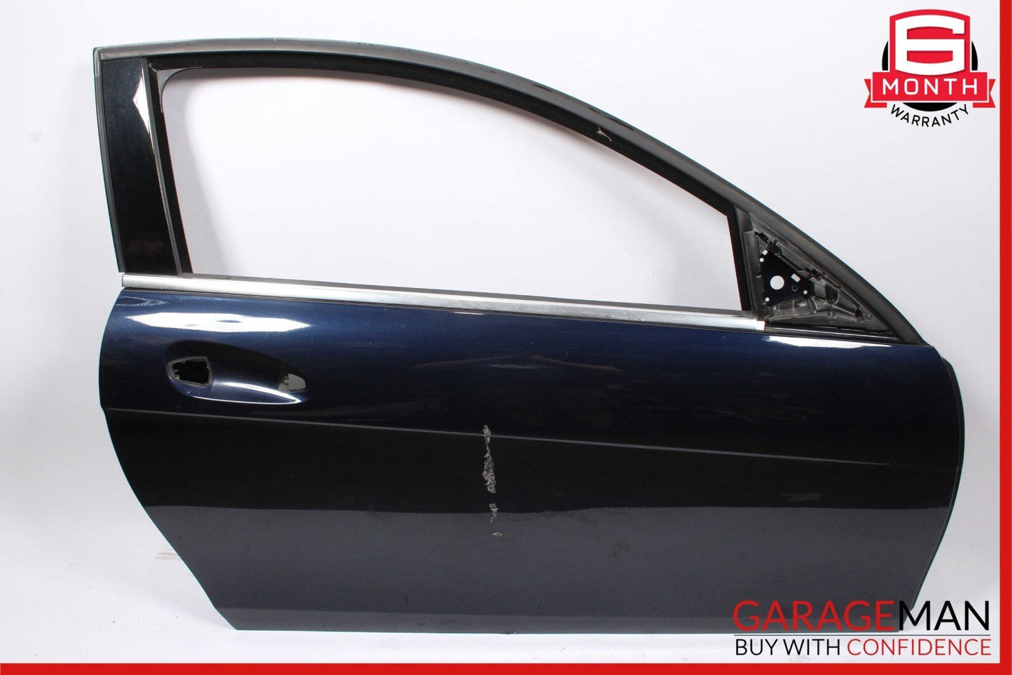 12-14 Mercedes W204 C250 Coupe Front Right Side Exterior Door Shell Frame Blue