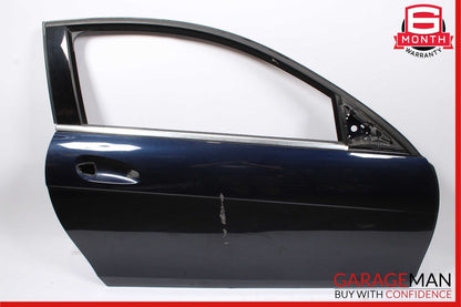 12-14 Mercedes W204 C250 Coupe Front Right Side Exterior Door Shell Frame Blue