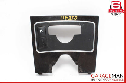 10-13 Mercedes W212 E350 E400 E550 Center Console Switch Trim Cover Bezel Wood