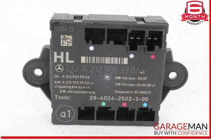 08-16 Mercedes W212 E350 C350 Rear Left Side Door Control Module 2129003906 OEM