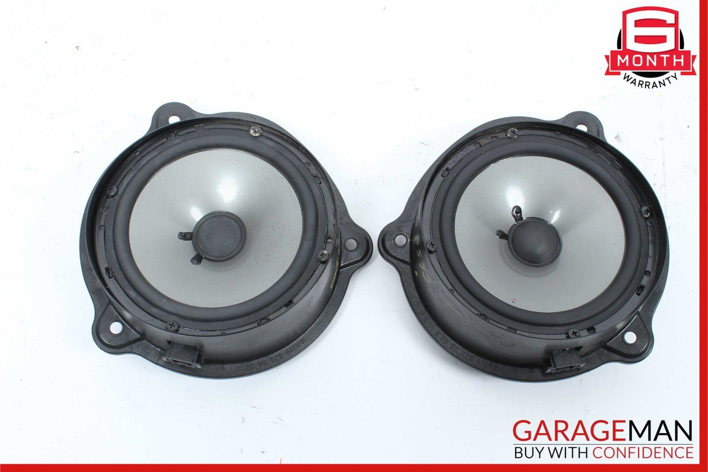 06-11 Mercedes W219 CLS500 Right & Left Side Door Sound Audio Speakers Set of 2