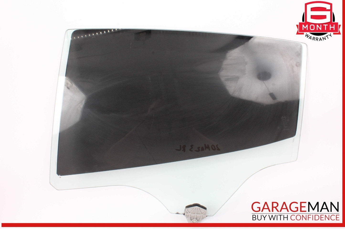 19-23 Mazda 3 Rear Left Driver Side Door Window Glass OEM