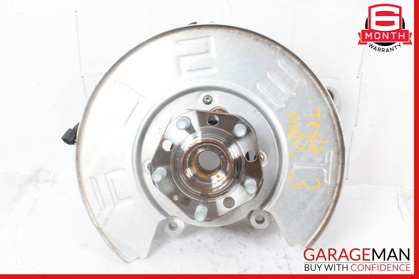17-23 Tesla Model 3 Rear Right Spindle Knuckle Hub OEM