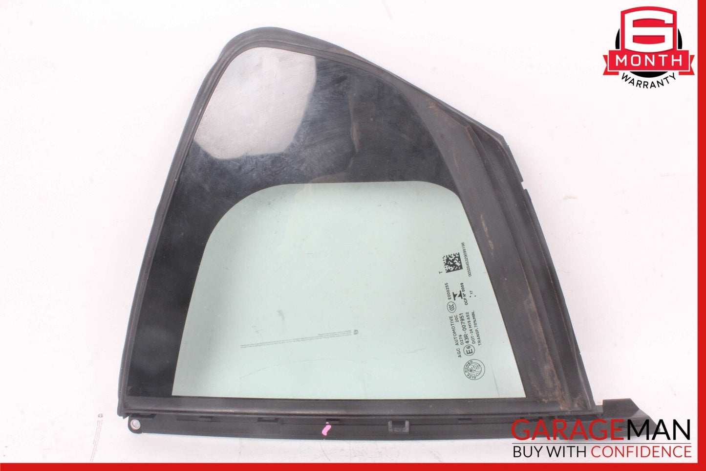 17-23 Alfa Romeo Giulia Rear Right Passenger Door Quarter Glass Window OEM