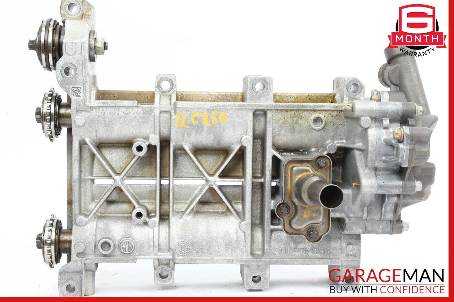 12-15 Mercedes W204 C250 SLK250 M271 Balance Shaft Housing Oil Pump OEM