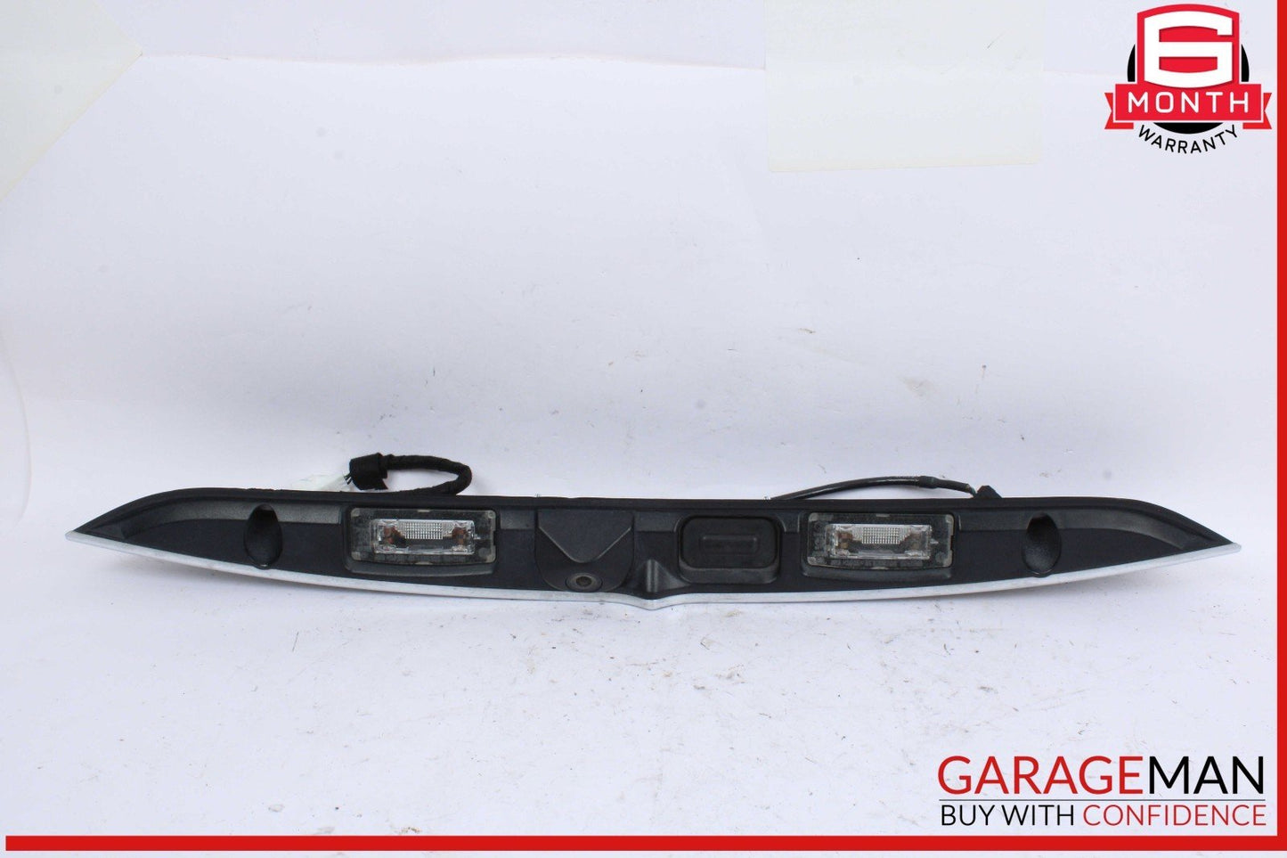 14-17 Maserati Ghibli Rear Trunk Lid Parking Camera Molding Panel Assembly OEM